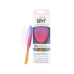 Wet Brush Electric Sky Mini Detangler Hair Brush - Pink Sunset