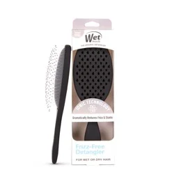 Wet Brush The Frizz-Free Hair Brush - Black: For All Hair Types, Detangling Brush, Nylon Bristles