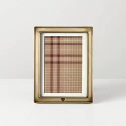 Hearth & Hand with Magnolia 4"x6" Brass Finish Heart Frame - Hearth & Hand™ with Magnolia