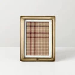 Hearth & Hand with Magnolia 4"x6" Brass Finish Heart Frame - Hearth & Hand™ with Magnolia