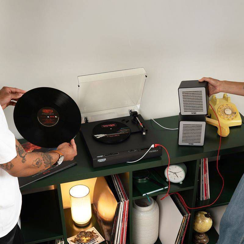 slide 6 of 12, Victrola WSQK Record Player, 1 ct