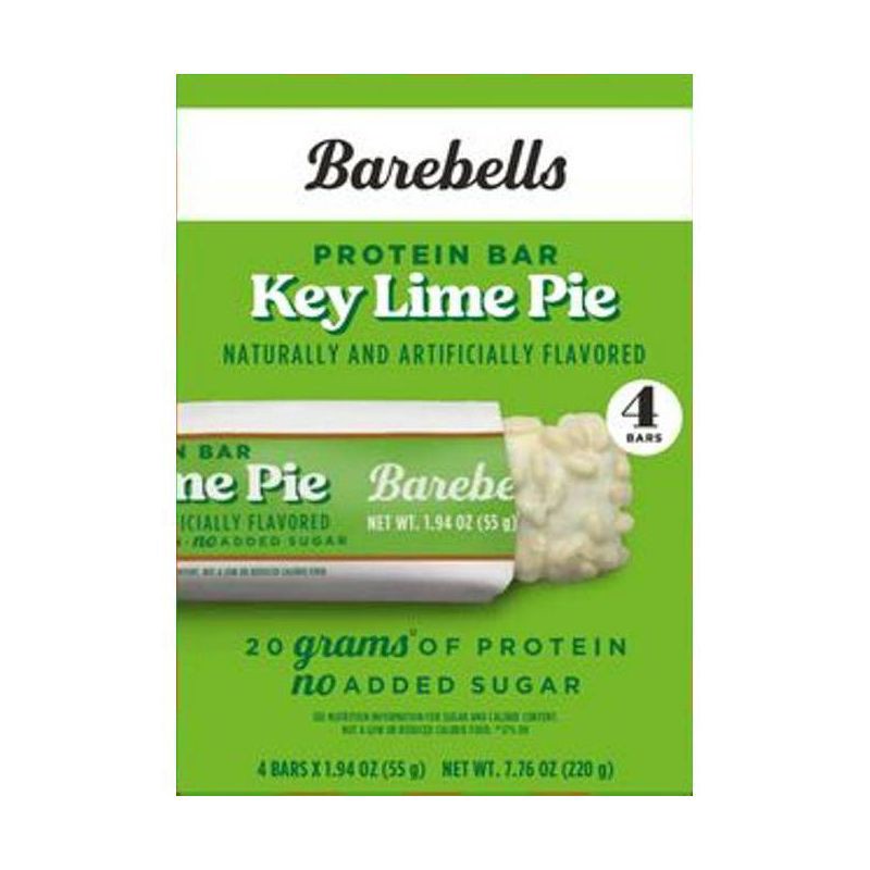 slide 1 of 3, Barebells Key Lime Pie Nutrition Bars - 7.76oz/4pk - 20gms Protein, 7.76 oz, 4 ct
