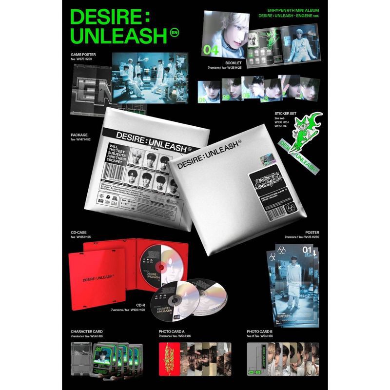 slide 2 of 2, Universal Music Group ENHYPEN - DESIRE : UNLEASH (ENGENE ver., CD), 1 ct