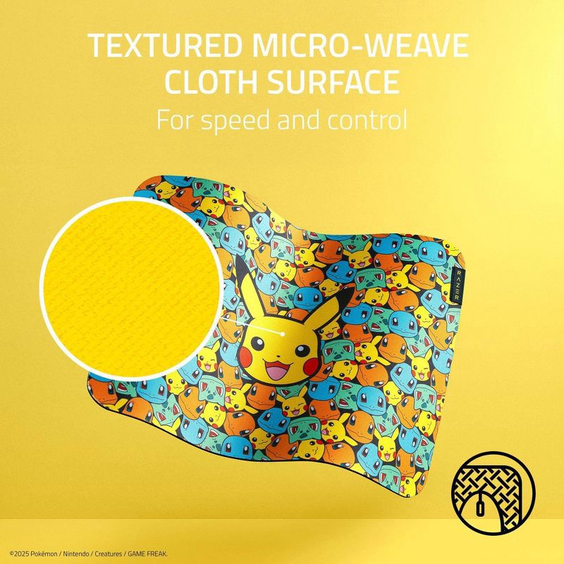 slide 2 of 7, Razer Gigantus V2 Pokemon Kanto Starters Edition Soft Gaming Mouse Mat, 1 ct