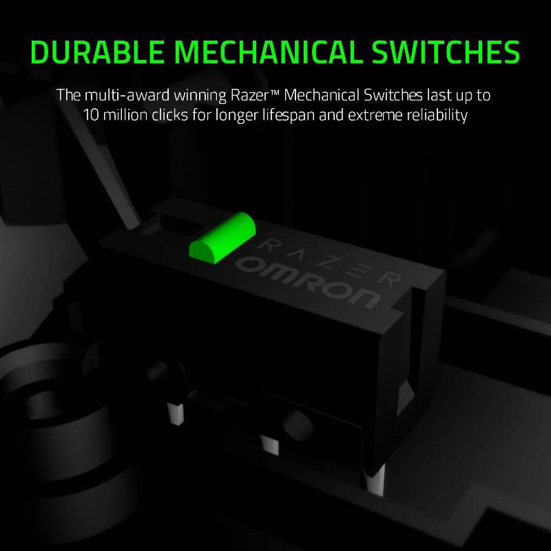 slide 3 of 5, Razer DeathAdder Essential White Edition Ergonomic Wired Gaming Mouse, 1 ct