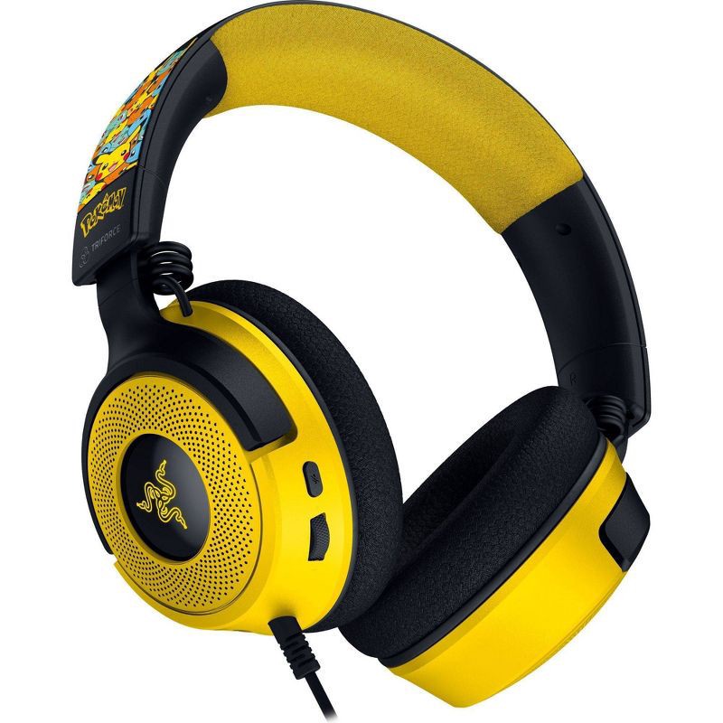 slide 9 of 9, Razer Kraken V4 X Wired Gaming Headset Pokemon Kanto Starters Edition, 1 ct