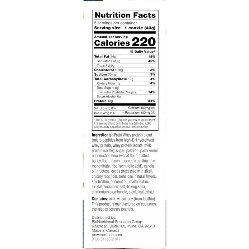 slide 6 of 6, Power Crunch Energy Chocolate Chip Cheesecake Protein Bar - 5ct, 5 ct