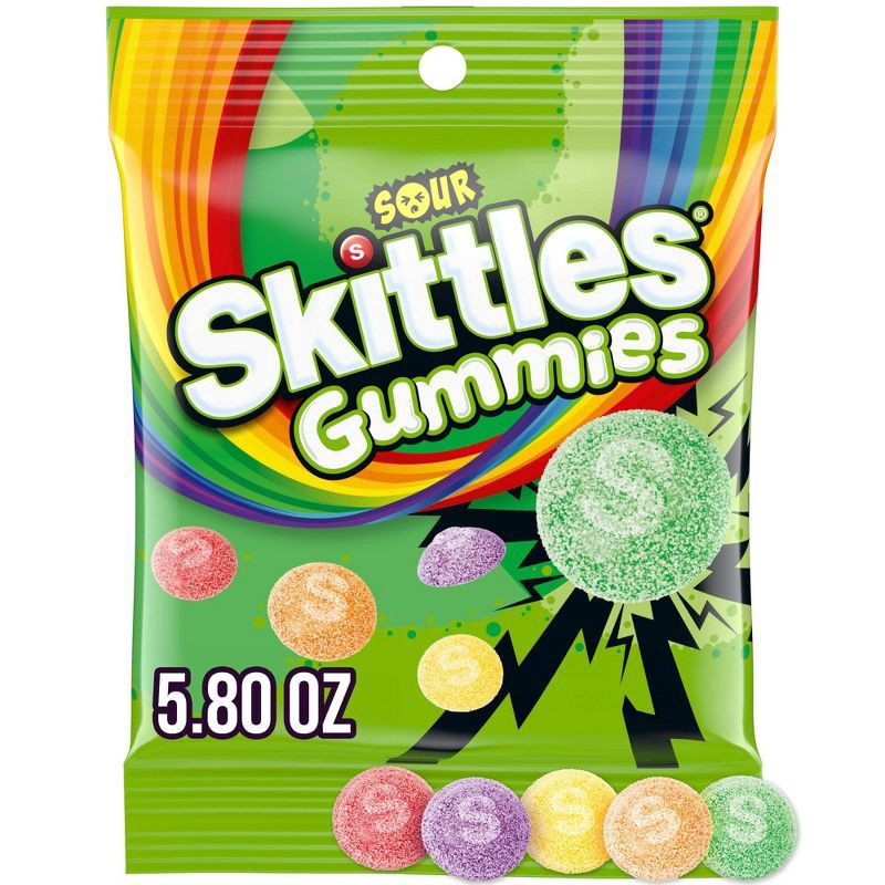 slide 1 of 11, Skittles Sour Gummies Candy - 5.8oz, 5.8 oz