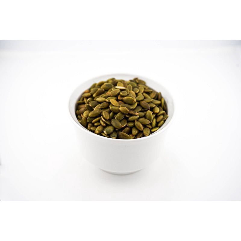 slide 3 of 6, DSD Merchandisers Roasted and Salted Pumpkin Seeds - 9oz Tub, 9 oz