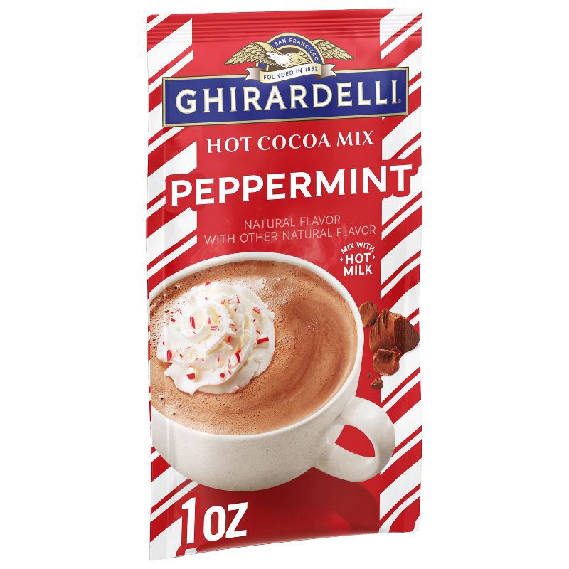 slide 1 of 6, Ghirardelli Peppermint Hot Cocoa Mix - 1oz, 1 oz