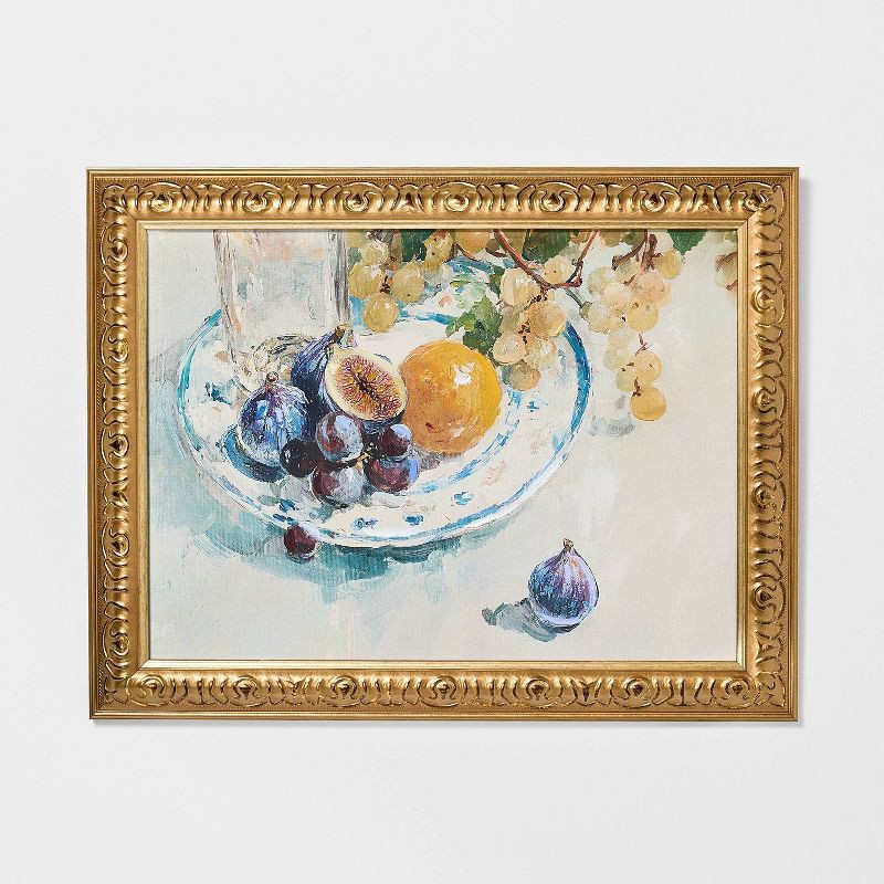 slide 1 of 3, Threshold designed w/Studio McGee 18"x14" Table Still Life Wall Art - Threshold™ designed with Studio McGee, 1 ct