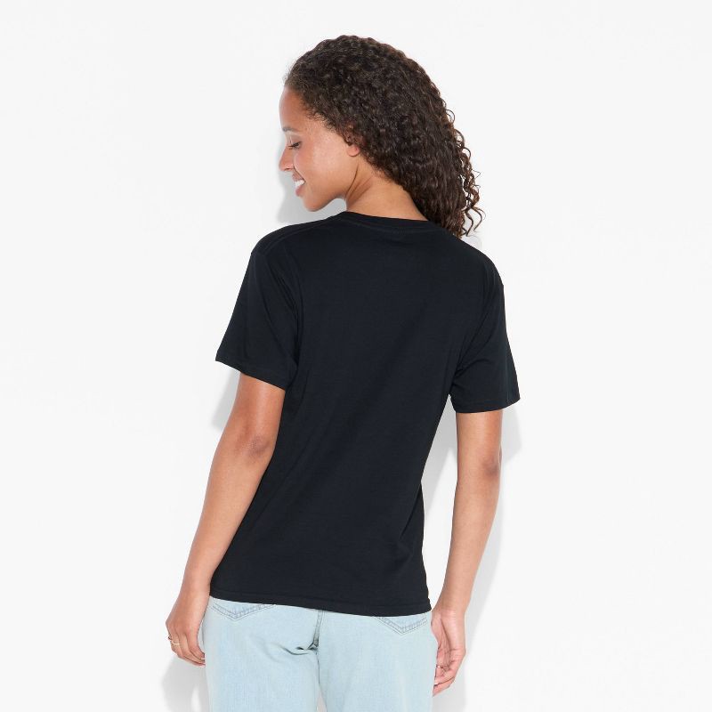 slide 3 of 3, Merch Traffic Women's Nirvana in Utero Short Sleeve Graphic T-Shirt - Black L, 1 ct