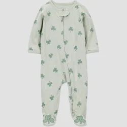 Carter's Just One You® Baby St. Patrick's Day Shamrock Sleep N' Play- Green Newborn