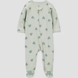 Carter's Just One You® Baby St. Patrick's Day Shamrock Sleep N' Play- Green 9M