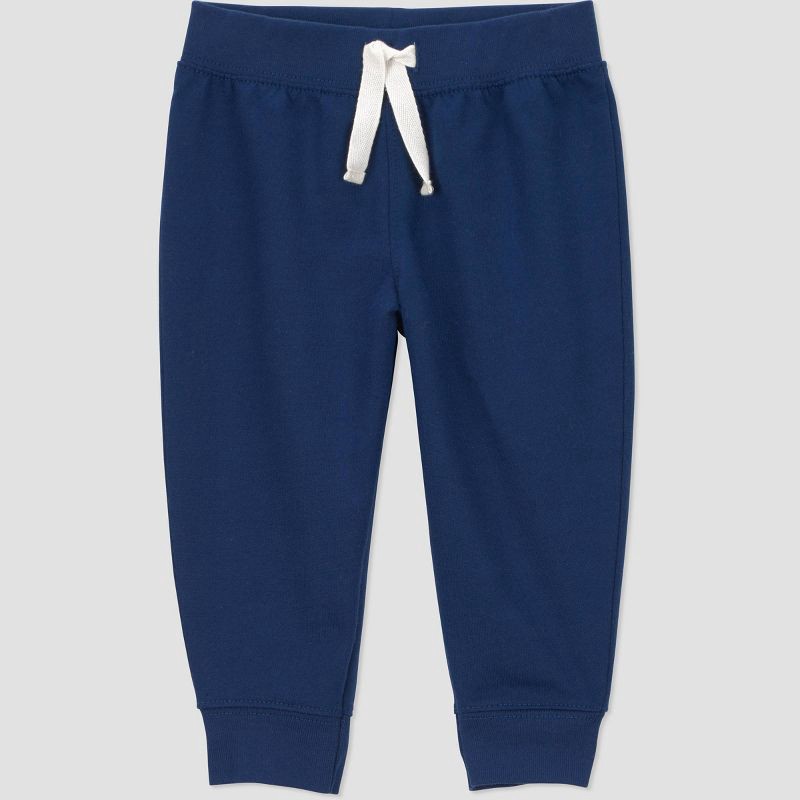 slide 4 of 4, Carter's Just One You® Baby Boys' 2pc Sports Baseball Sweatshirt and Jogger Pants Set - Blue Newborn, 2 ct