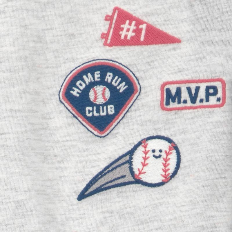 slide 2 of 4, Carter's Just One You® Baby Boys' 2pc Sports Baseball Sweatshirt and Jogger Pants Set - Blue 18M, 2 ct