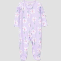 Carter's Just One You®️ Baby Girls' Floral Little Sister Sleep N' Play - Purple Newborn