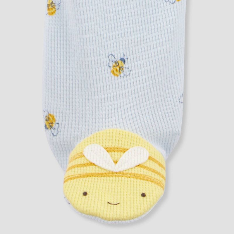 slide 3 of 5, Carter's Just One You®️ Baby Girls' Bumble Bees Sleep N' Play - Blue/Yellow Newborn, 1 ct