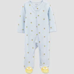 Carter's Just One You®️ Baby Girls' Bumble Bees Sleep N' Play - Blue/Yellow 3M