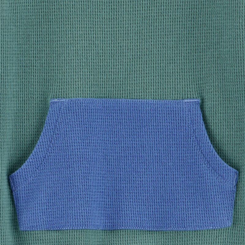 slide 4 of 4, Carter's Just One You®️ Baby Boys' Colorblock Thermal Romper- Green 18M, 1 ct