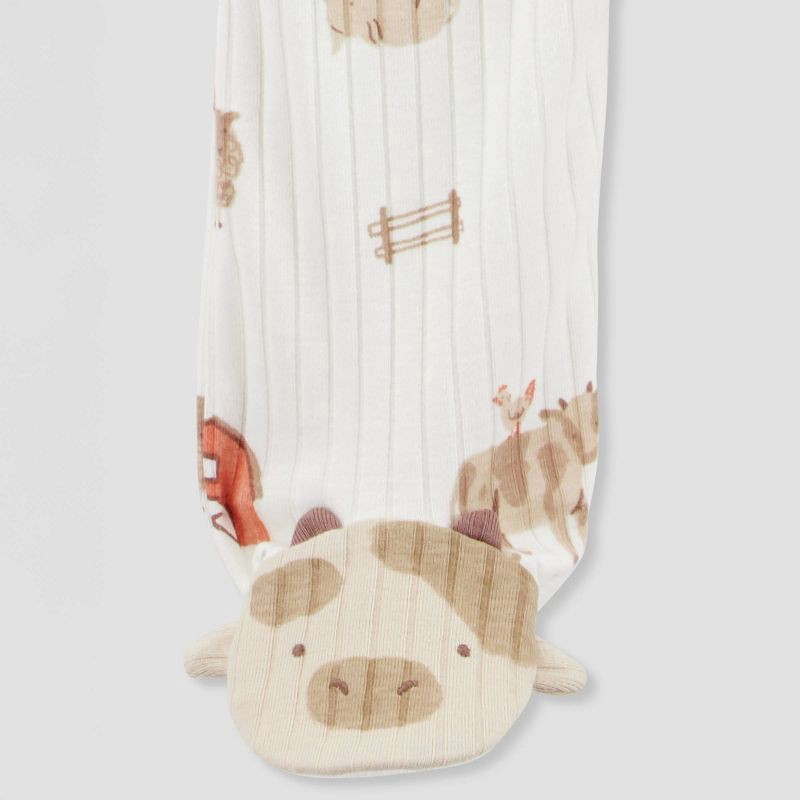 slide 5 of 5, Carter's Just One You®️ Baby Farm Animals Sleep N' Play - Ivory 3M, 1 ct