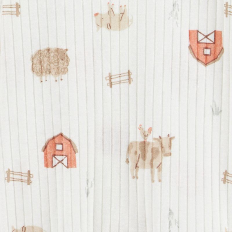slide 2 of 5, Carter's Just One You®️ Baby Farm Animals Sleep N' Play - Ivory 6M, 1 ct