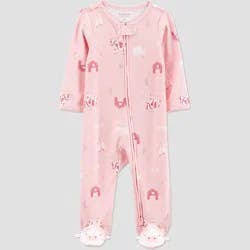 Carter's Just One You®️ Baby Girls' Farm Animals Sleep N' Play - Pink 6M