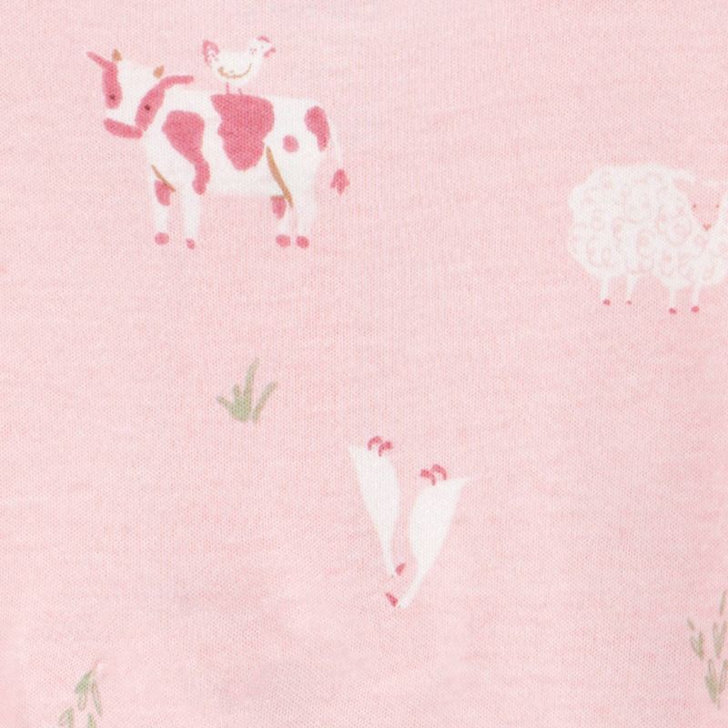 slide 5 of 5, Carter's Just One You®️ Baby Girls' Farm Animals Sleep N' Play - Pink 9M, 1 ct