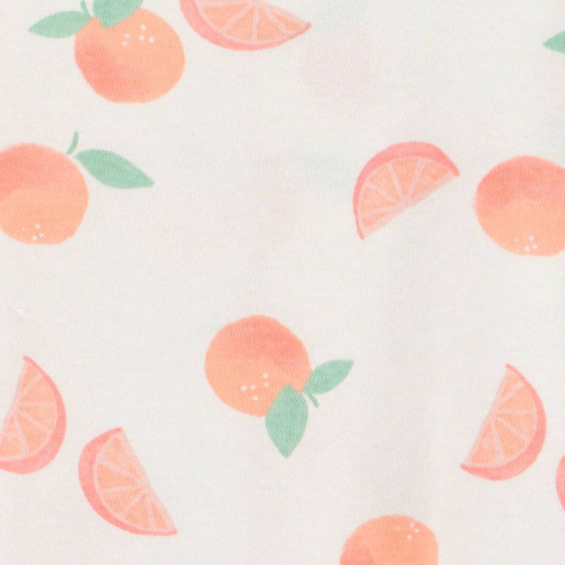 slide 4 of 5, Carter's Just One You®️Baby Girls' Clementine Fruit Sleep N' Play - Orange 9M, 1 ct
