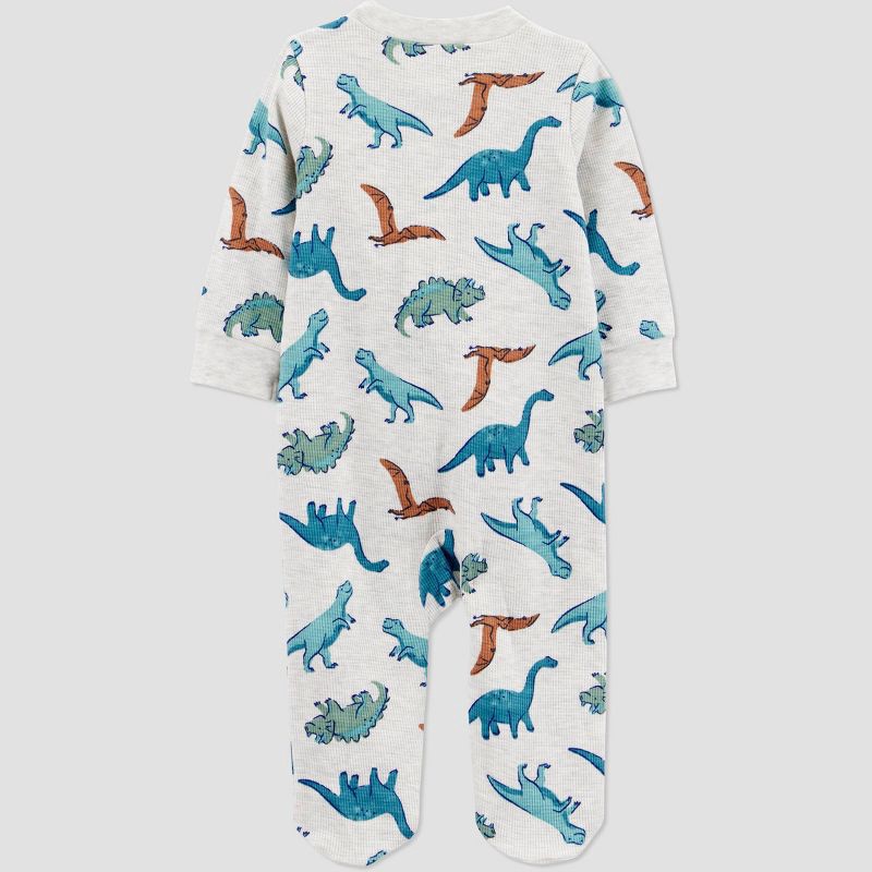 slide 2 of 4, Carter's Just One You®️ Baby Boys' Dinosaur Sleep N' Play - Gray 6M, 1 ct