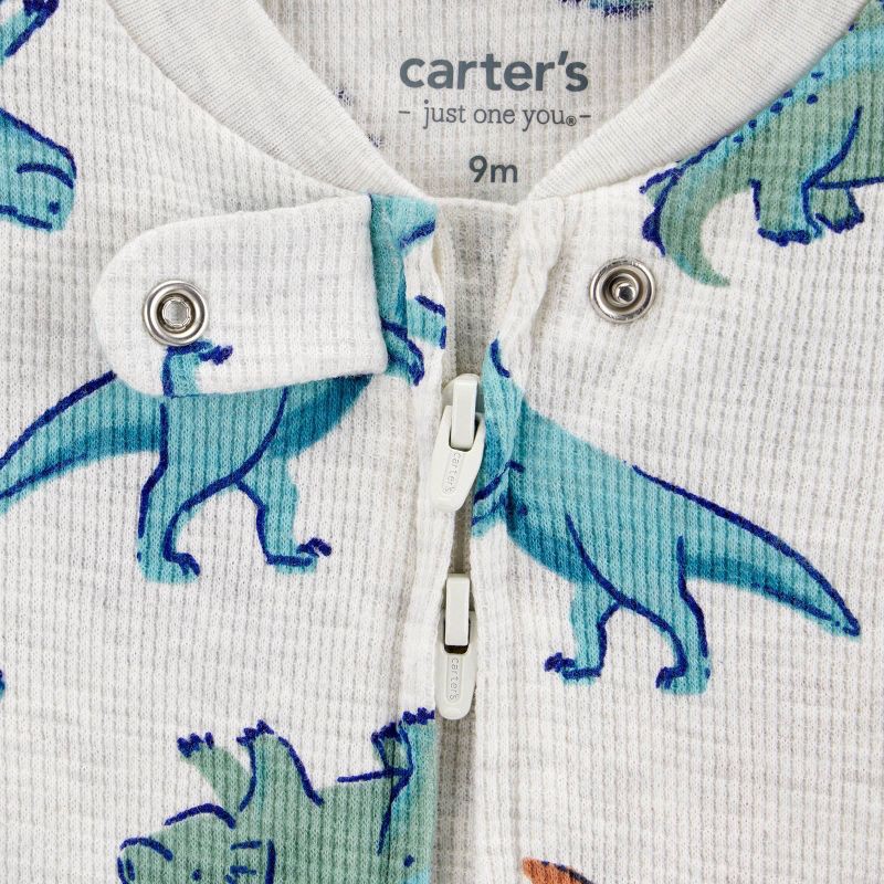 slide 4 of 4, Carter's Just One You®️ Baby Boys' Dinosaur Sleep N' Play - Gray 9M, 1 ct
