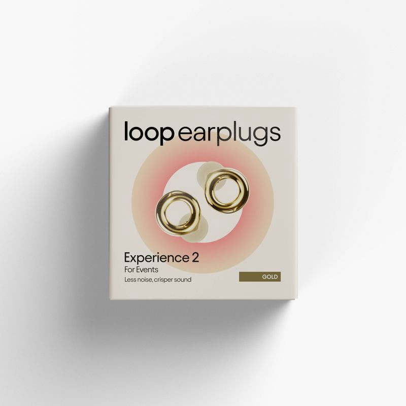 slide 2 of 12, Loop Earplugs Loop Experience™ 2 Earplugs for Live Events, Concerts, Festivals and Nights Out - Gold, 1 ct