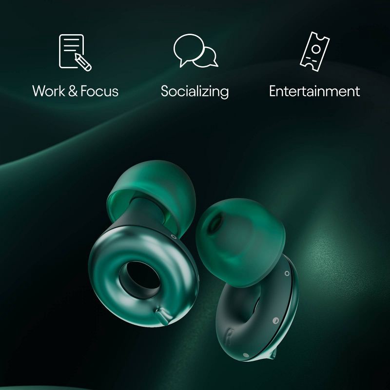 slide 7 of 12, Loop Earplugs Loop Switch™ 2 Earplugs for Adjustable Volume Control and Instant Noise Relief - Emerald, 1 ct