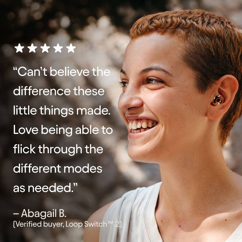 slide 9 of 12, Loop Earplugs Loop Switch™ 2 Earplugs for Adjustable Volume Control and Instant Noise Relief - Emerald, 1 ct