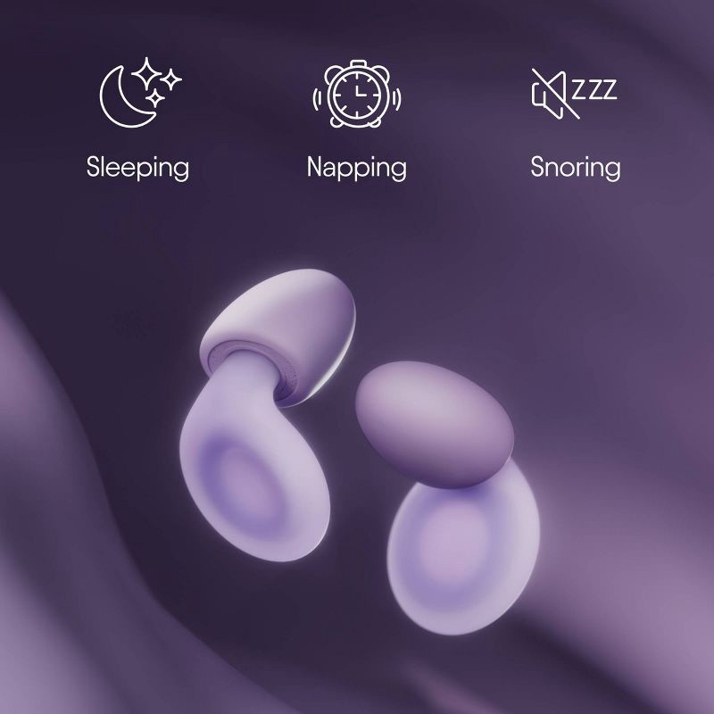 slide 7 of 12, Loop Earplugs Loop Dream™ Earplugs for Deep Sleep, Napping and Snoring - Lilac, 1 ct