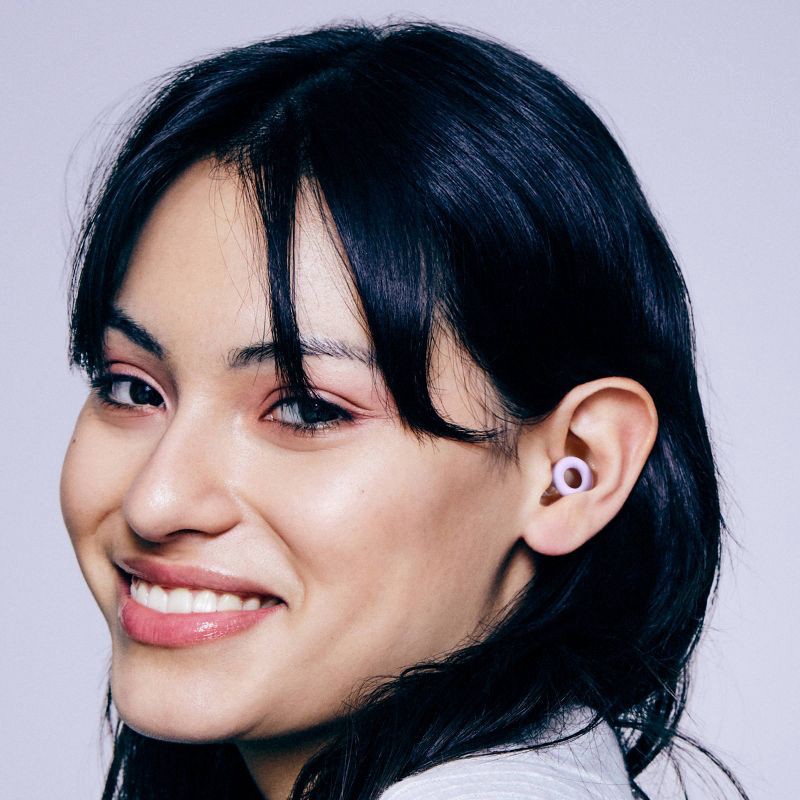 slide 10 of 12, Loop Earplugs Loop Quiet™ 2 Earplugs for Focus, Travel and Sleep - Violet, 1 ct