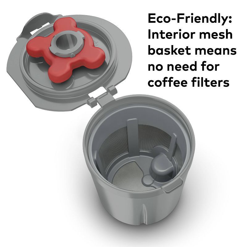 slide 4 of 8, Keurig My K-Cup 3.0 Reusable Coffee Filter, Eco-friendly Gray, 1 ct