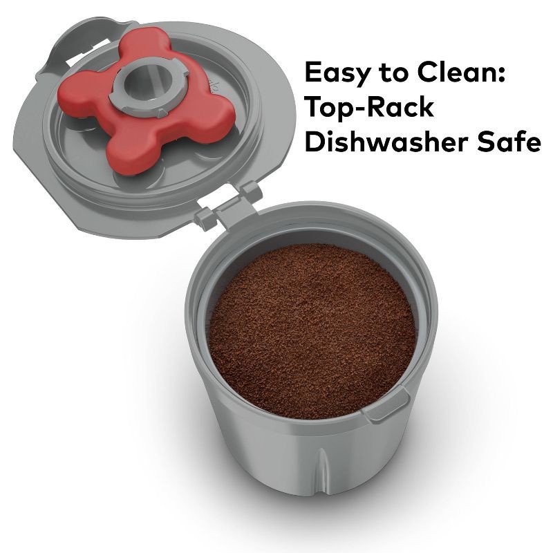 slide 6 of 8, Keurig My K-Cup 3.0 Reusable Coffee Filter, Eco-friendly Gray, 1 ct