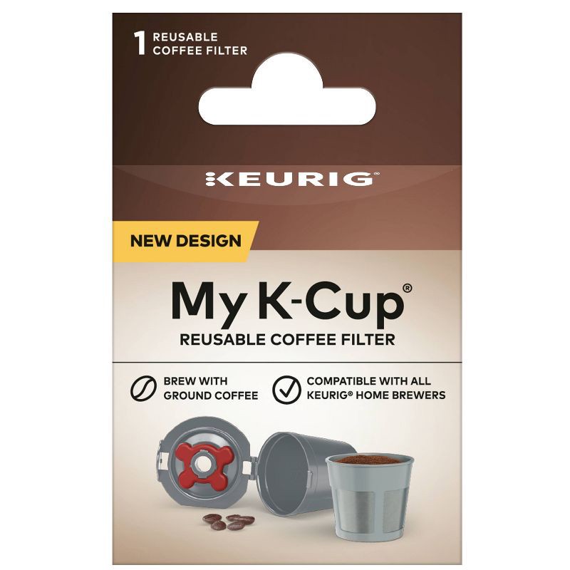 slide 7 of 8, Keurig My K-Cup 3.0 Reusable Coffee Filter, Eco-friendly Gray, 1 ct