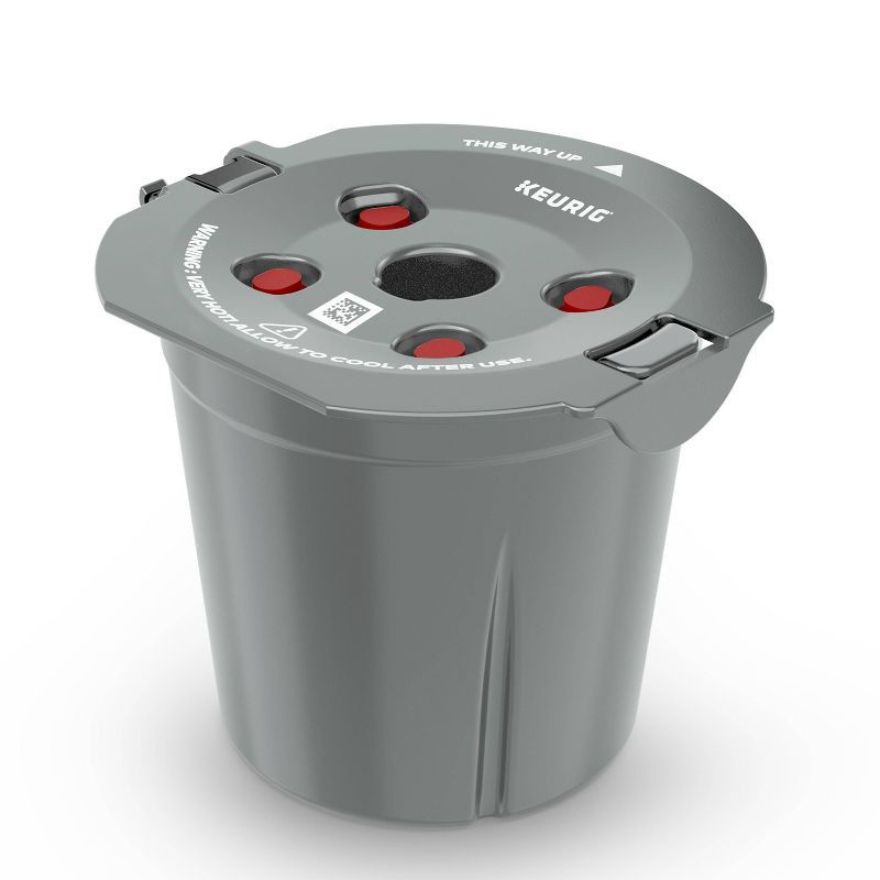 slide 1 of 8, Keurig My K-Cup 3.0 Reusable Coffee Filter, Eco-friendly Gray, 1 ct