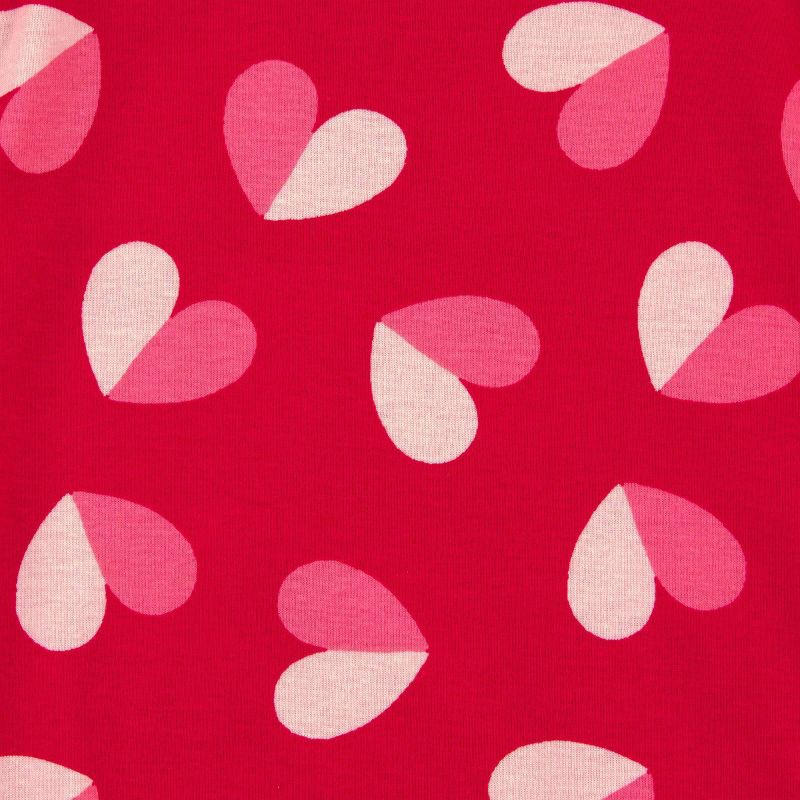 slide 3 of 3, Carter's Just One You® Toddler Girls' Valentine's Day 4pc Cotton Snug Fit Hearts/Sweets Pajama Set - Red/Pink 18M, 4 ct