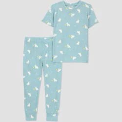 Carter's Just One You® Toddler 2pc Cotton Easter Bunny Pajama Set - Mint Green 12M