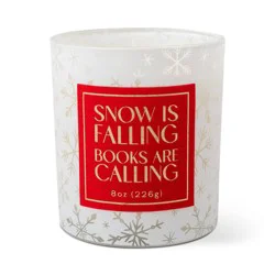 DesignWorks Ink Candle - 8oz Snow is Falling