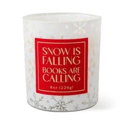 DesignWorks Ink Candle - 8oz Snow is Falling