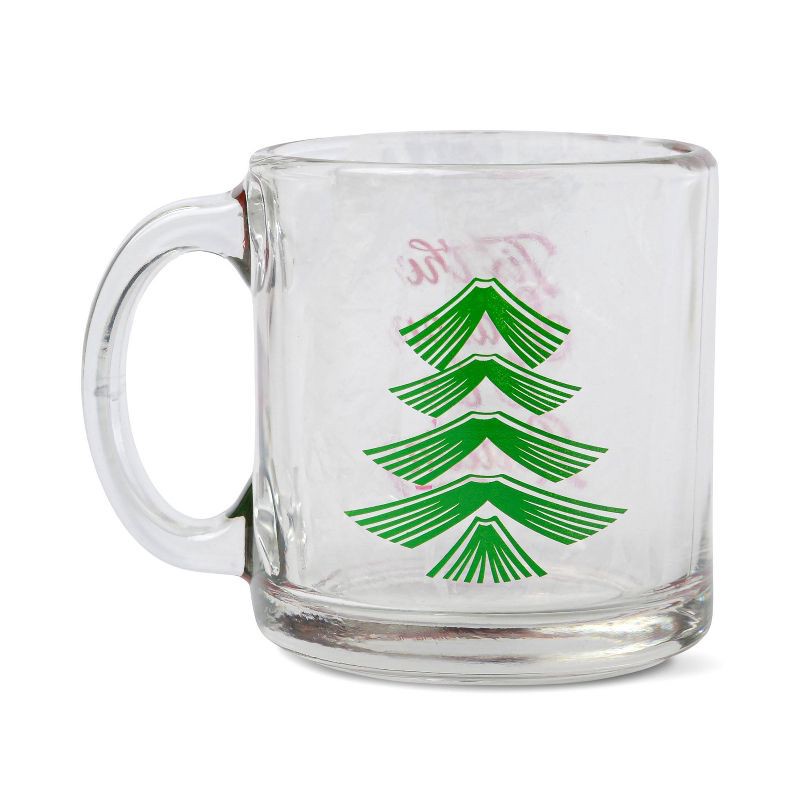slide 2 of 4, DesignWorks Ink Glass Mug 13oz - Tis The Season To Be Reading, 13 oz
