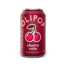OLIPOP Cherry Cola Soda - 12 fl oz can