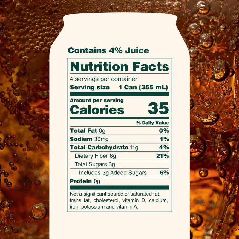 slide 5 of 7, OLIPOP Root Beer Soda - 12 fl oz can, 12 fl oz