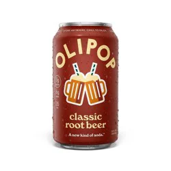 OLIPOP Root Beer Soda - 12 fl oz can