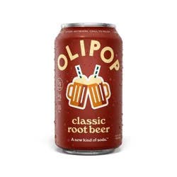 OLIPOP Root Beer Soda - 12 fl oz can