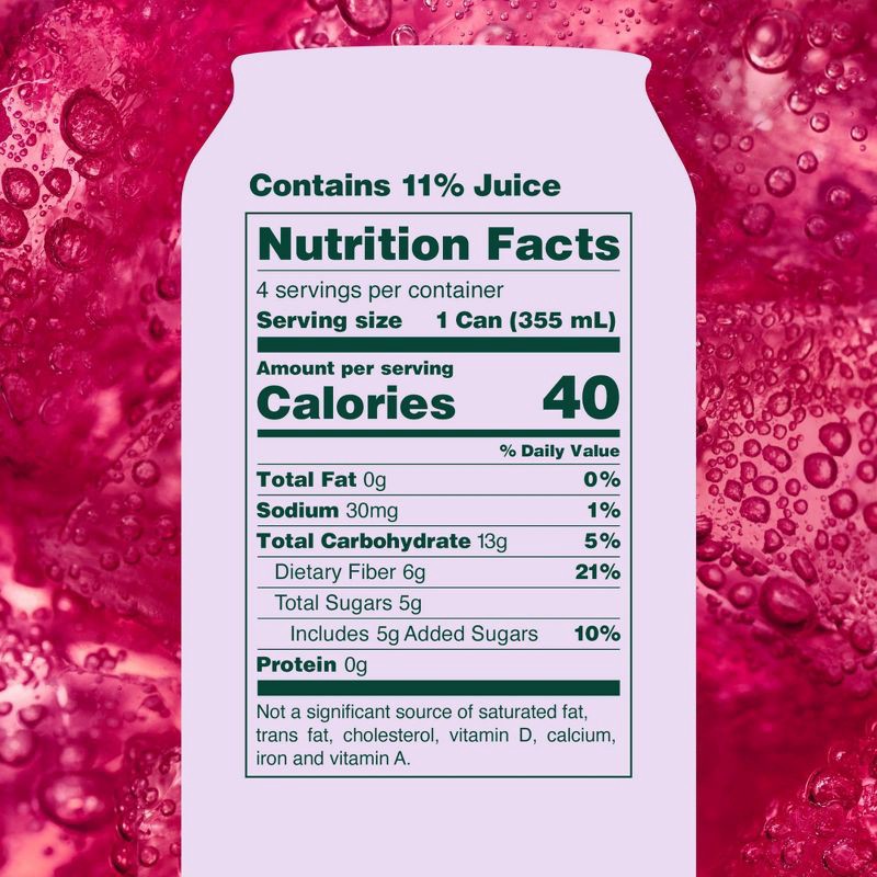 slide 4 of 7, OLIPOP Classic Grape Soda - 12 fl oz can, 12 fl oz